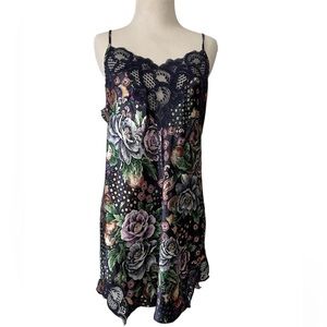 Vintage Victoria’s Secret Gold Label Paisley Floral Nighty Slip Dress